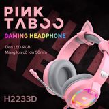  Tai nghe Gaming HAVIT H2233D Pink Taboo 