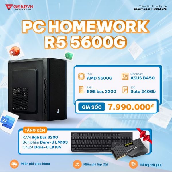 PC GVN Homework R5 5600G