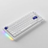  Bàn phím cơ AKKO 5075B Plus Blue on White Akko Switch v3 Cream Yellow 