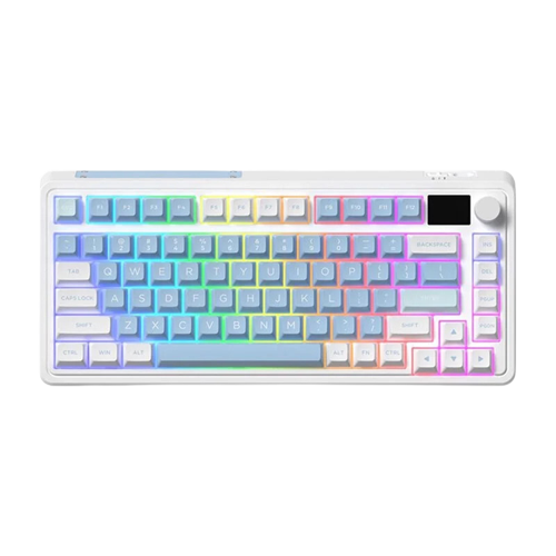 Bàn phím FL-Esports CMK75 Không dây Lake Placid Blue FLCMMK Ice Violet