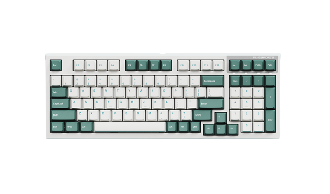 Bàn phím FL-Esports FL980CPS Aqua Green Kailh Box White