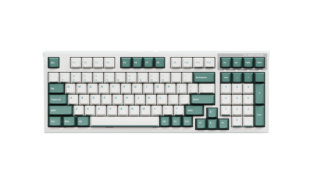 Bàn phím FL-Esports FL980CPS Aqua Green Kailh Box Brown