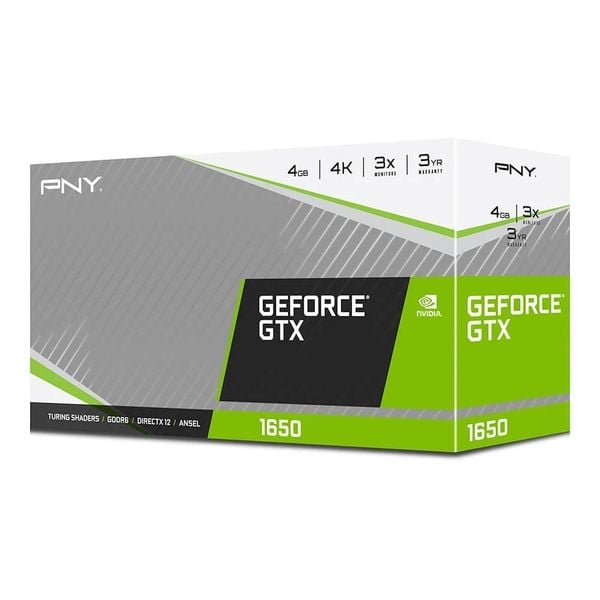  Card màn hình PNY GeForce GTX 1650 4GB GDDR6 Single Fan 
