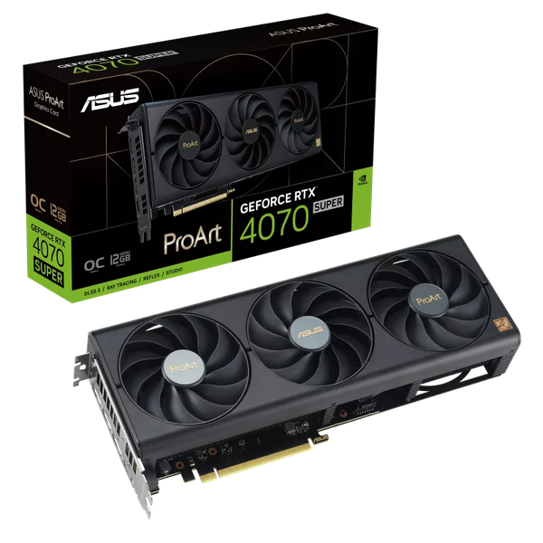 Card màn hình ASUS ProArt GeForce RTX 4070 SUPER 12GB GDDR6X OC Edition (PROART-RTX4070S-O12G)