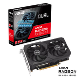  Card màn hình ASUS Dual Radeon RX 6500 XT V2 OC Edition 4GB GDDR6 (DUAL-RX6500XT-O4G-V2) 