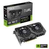  Card màn hình ASUS Dual GeForce RTX 4060 Ti EVO OC Edition 16GB GDDR6 (DUAL-RTX4060TI-O16G-EVO) 