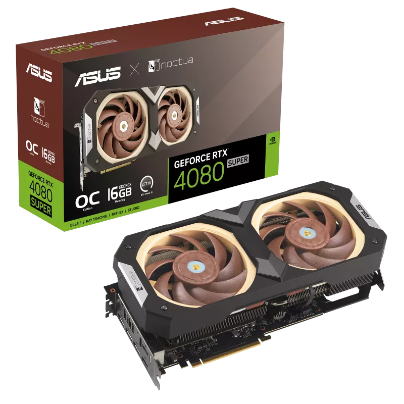 Card Màn Hình Asus Geforce Rtx 4080 Super 16Gb Gddr6X Noctua Oc Edition (Rtx4080S - O16G - Noctua)