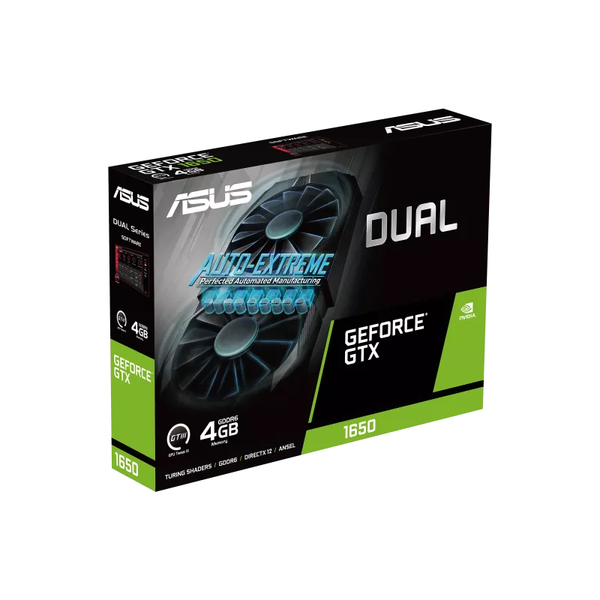  Card màn hình ASUS Dual GeForce GTX 1650 V2 4GB GDDR6 (DUAL-GTX1650-4GD6-P-V2) 