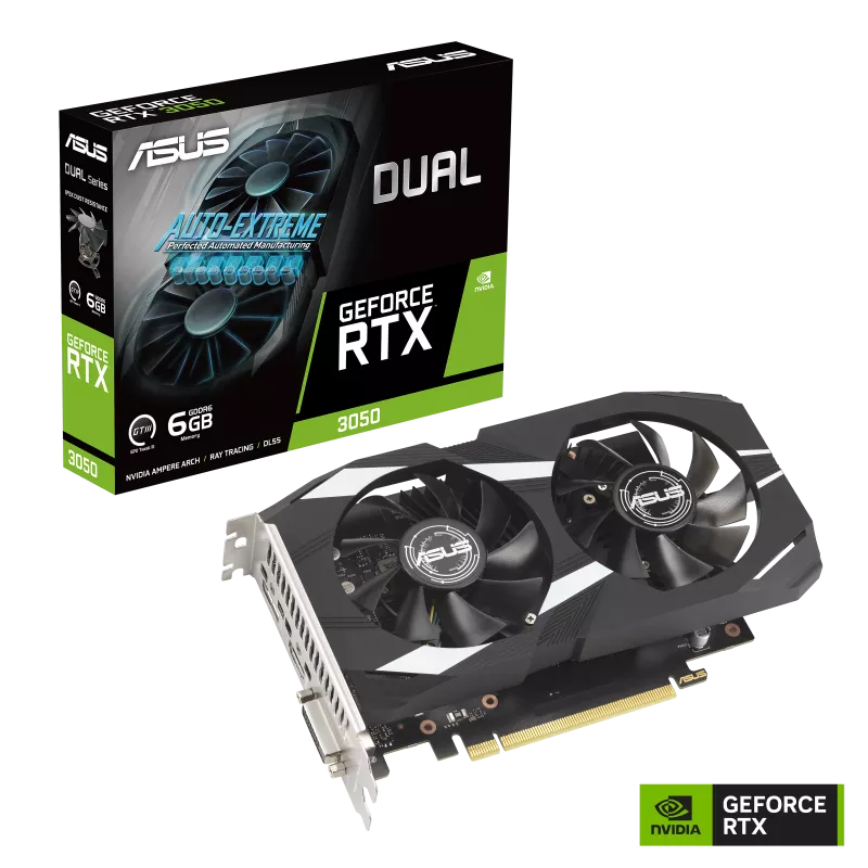 Card Màn Hình Asus Dual Geforce Rtx 3050 6Gb Gddr6 (Dual - Rtx3050 - 6G)