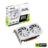  Card màn hình ASUS Dual GeForce RTX 3060 OC White Edition 8GB GDDR6 (DUAL-RTX3060-O8G-WHITE) 