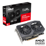  Card màn hình ASUS Dual Radeon RX 7600 V2 OC Edition 8GB GDDR6 (DUAL-RX7600-O8G-V2) 
