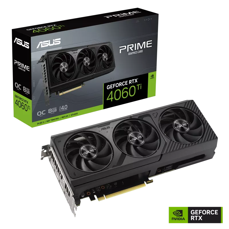 Card màn hình ASUS PRIME GeForce RTX 4060 Ti 8GB GDDR6 OC Edition (PRIME-RTX4060TI-O8G)