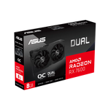  Card màn hình ASUS Dual Radeon RX 7600 V2 OC Edition 8GB GDDR6 (DUAL-RX7600-O8G-V2) 