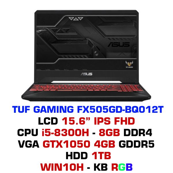  Laptop Gaming Asus FX505GD BQ012T 