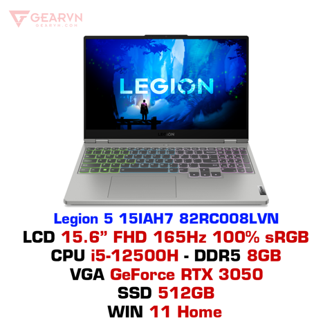  Laptop gaming Lenovo Legion 5 15IAH7 82RC008LVN 