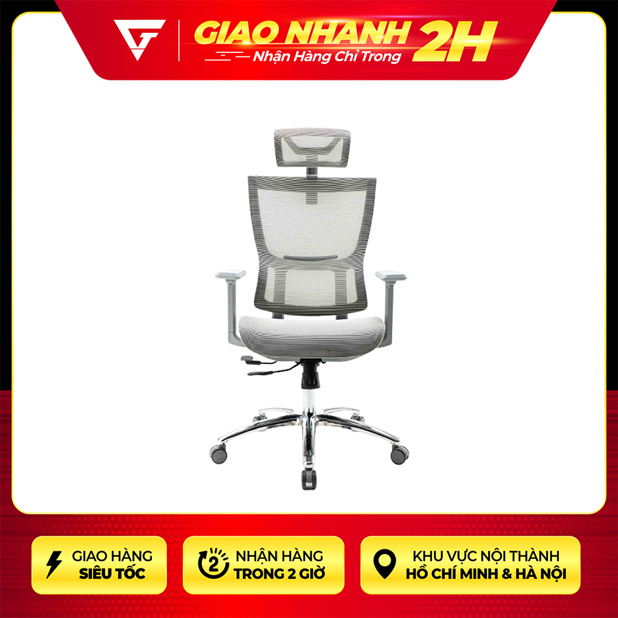 Ghế Ergonomic Warrior Hero series – WEC506 Gray