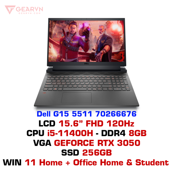 Laptop Gaming Dell G15 5511 70266676