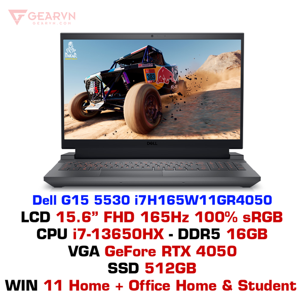 Laptop gaming Dell G15 5530 i7H165W11GR4050