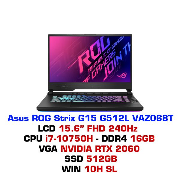  Laptop ROG Strix G15 G512L VAZ068T 