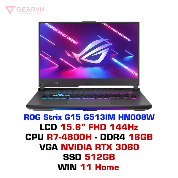  Laptop Gaming Asus ROG Strix G15 G513IM HN008W 