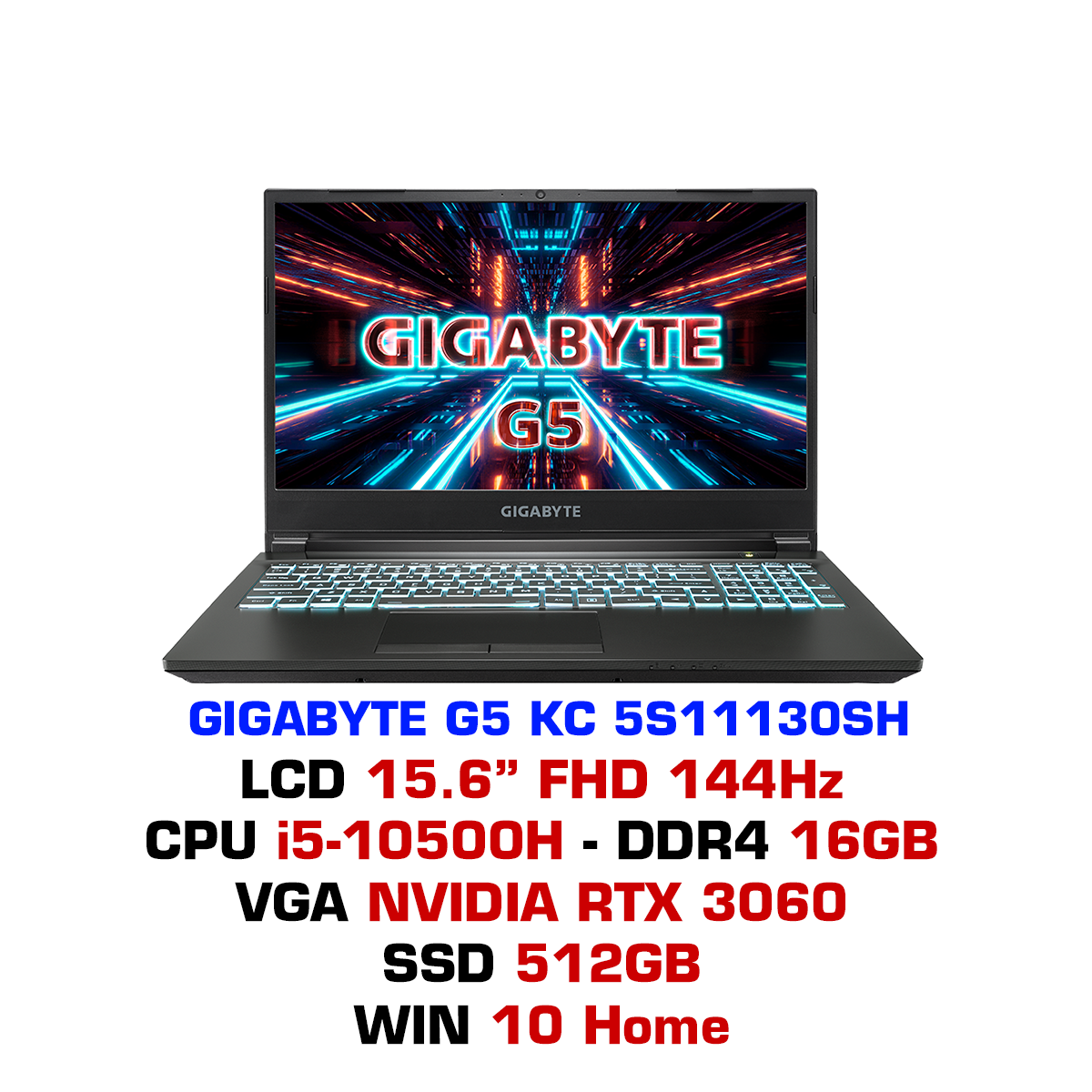 Laptop Gigabyte G5 KC 5S11130SH chính hãng giá rẻ – GEARVN.COM