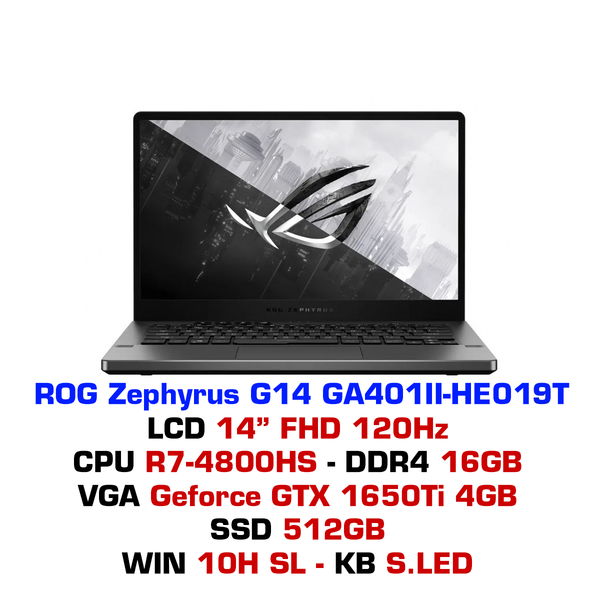  Laptop Gaming ASUS ROG Zephyrus G14 GA401II HE019T 