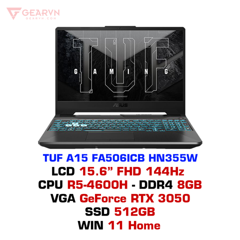  Laptop gaming ASUS TUF A15 FA506ICB HN355W 