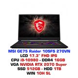  Laptop MSI GE75 Raider 10SFS 270VN 