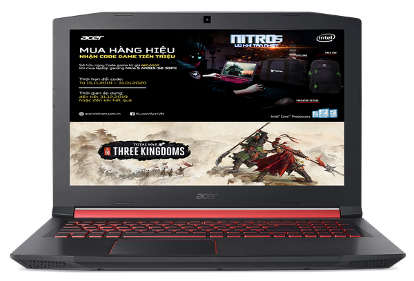  Laptop Gaming Acer Nitro 5 2019 AN515-52-53PC 