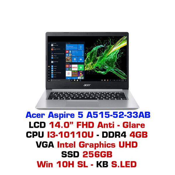  Laptop Acer Aspire 5 A515-52-33AB 