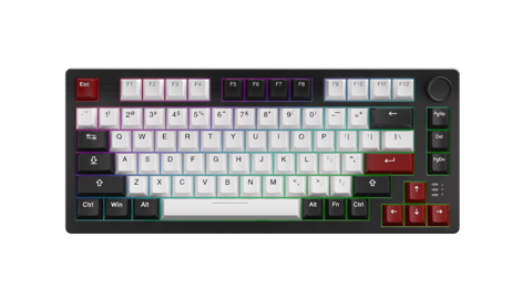 Bàn phím cơ DareU không dây EK75 Pro WBC RGB Dream switch