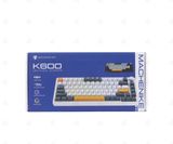  Bàn phím Machenike K600-B82W Black Tri-Mode GR Silver switch 