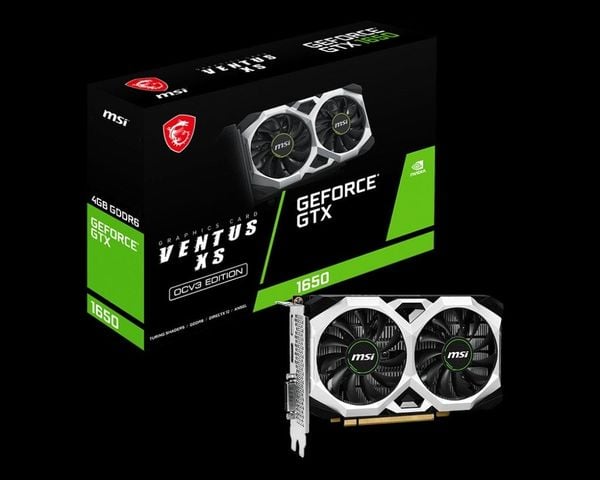 Card màn hình MSI GeForce GTX 1650 4GB D6 VENTUS XS OCV3