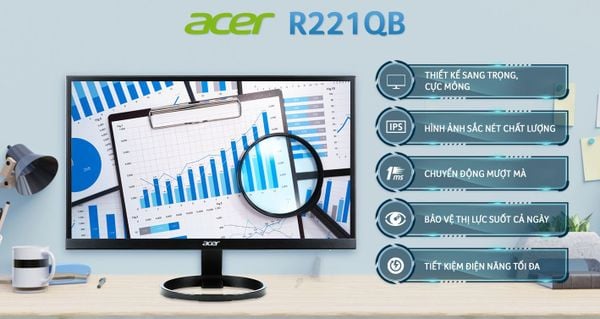  Màn hình Acer R221QB 22Inch IPS 75Hz 