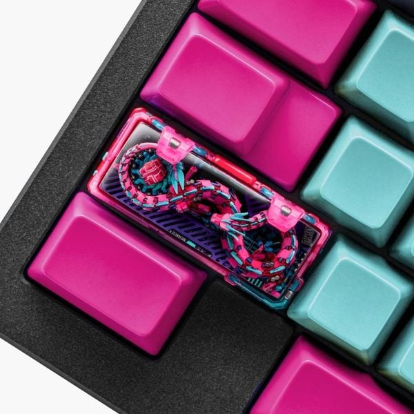  Keycap Dwarf Factory Mc. Long Aqua Kunzite 