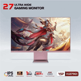  Màn hình VSP VU2791Q Pink 27" IPS 2K 165Hz USBC chuyên game 