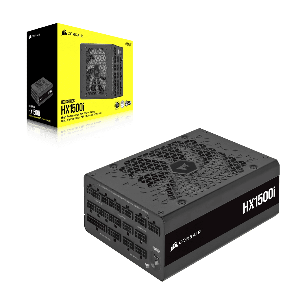 Nguồn Máy Tính Corsair Hx1500I - 80 Plus Platinum - Full Modular (1500W) (Cp - 9020261 - Na)