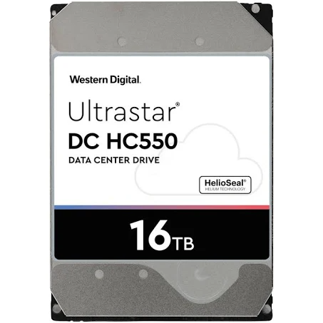 Ổ Cứng HDD Enterprise Western Digital Ultrastar DC HC550 16TB (WUH721816ALE6L4)