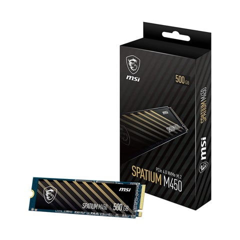 Ổ cứng SSD MSI Spatium M450 500GB M.2 PCIe NVMe Gen 4.0