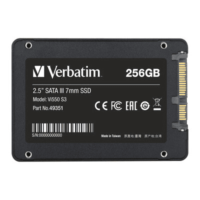  Ổ Cứng SSD Verbatim Vi550 256GB Sata3 