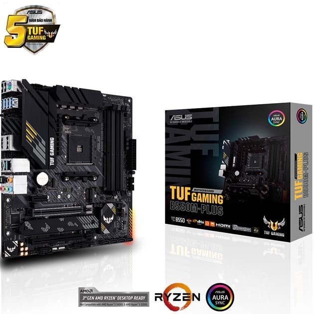 Bo Mạch Chủ Asus Tuf Gaming B550M - Plus