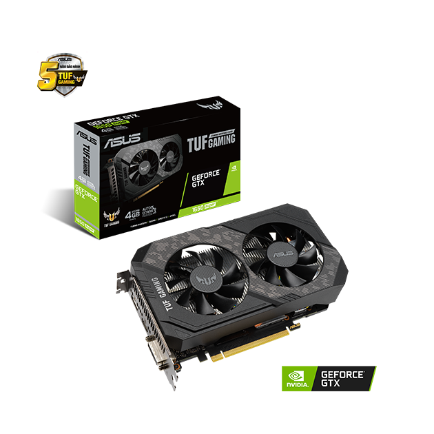 Card Màn Hình Asus Tuf Gaming GeForce GTX 1650 Super OC 4GB (Tuf-GTX1650S-O4G-GAMING)