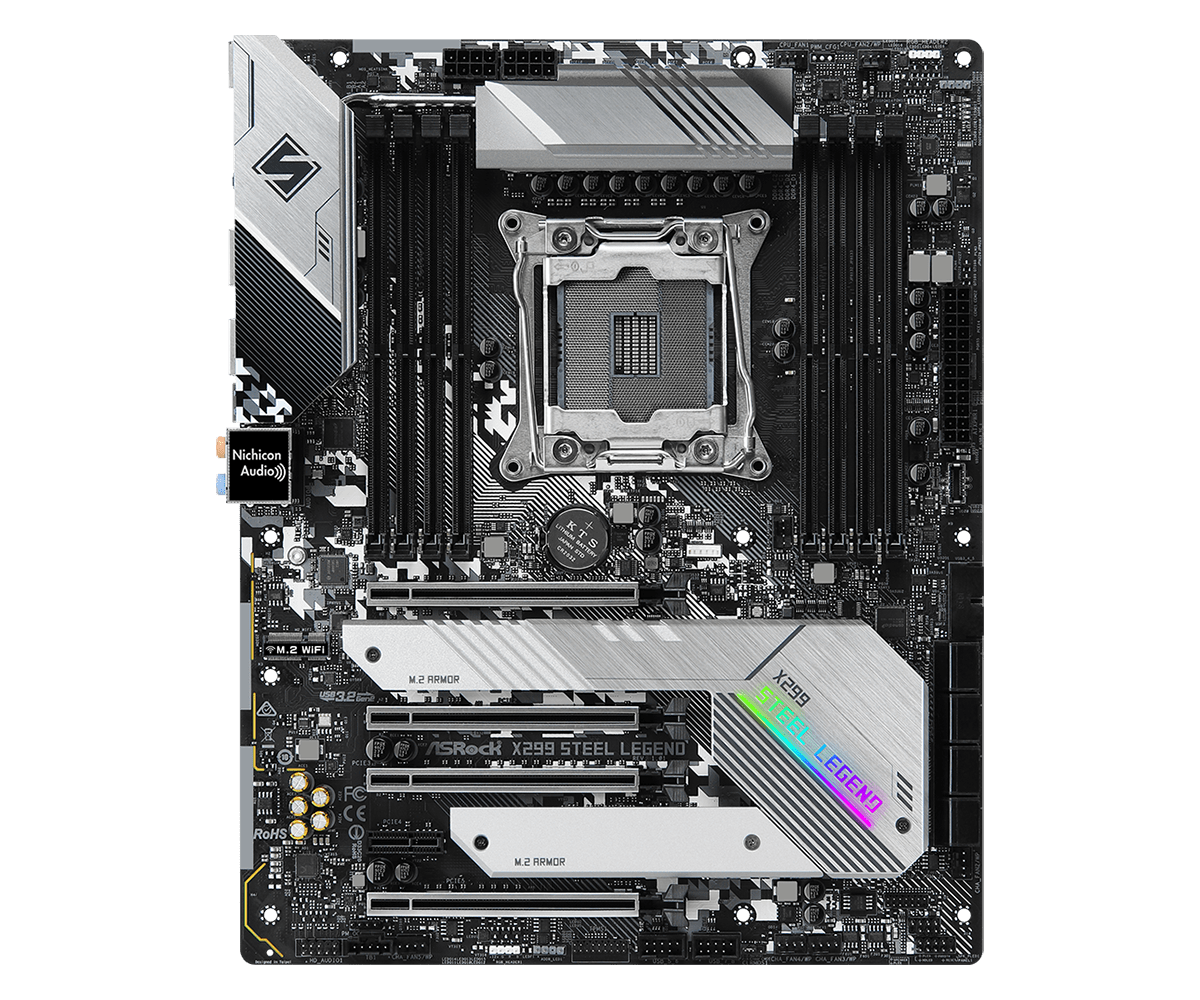 Bo Mạch Chủ Asrock X299 Steel Legend Lga2066