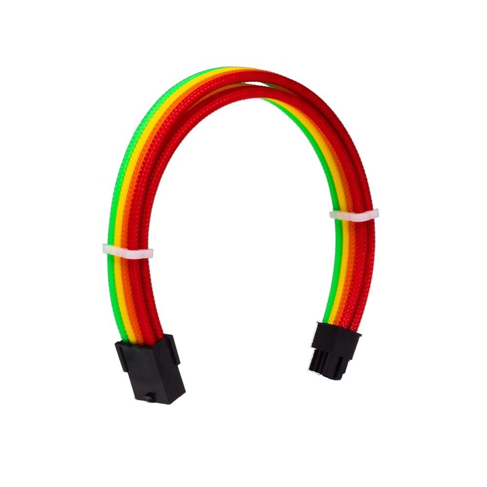 Phụ Kiện Dây Cable Sleeving 8 Pin Vga Rainbow