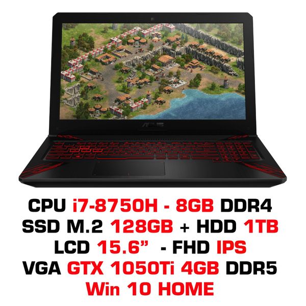  Laptop Gaming ASUS TUF GAMING FX504GE - E4196T 