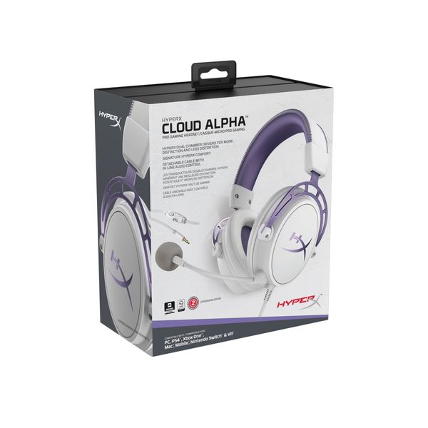  Tai nghe Kingston HyperX Cloud Alpha Purple 