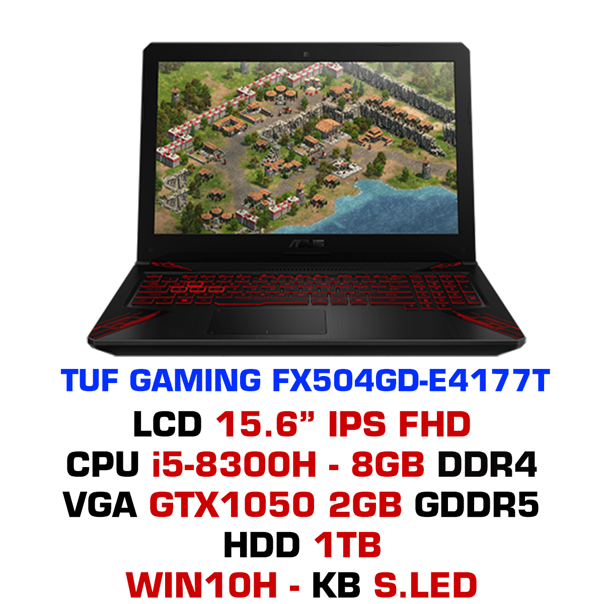 Laptop ASUS TUF Gaming FX504GD-E4177T