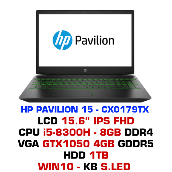  Laptop Gaming HP Pavilion 15 - CX0179TX 
