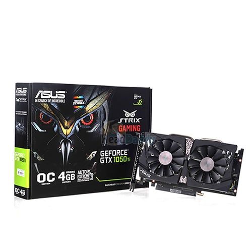 Asus Strix GeForce® GTX 1050 Ti OC 4GD5 Gaming 128bit – GEARVN.COM