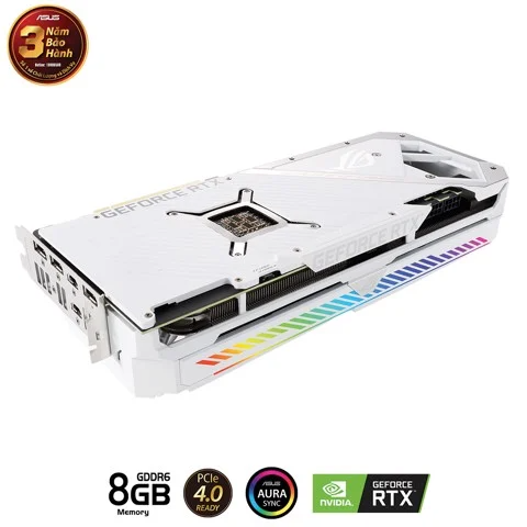  Card Màn Hình Asus Rog Strix GeForce RTX 3070 White 8GB V2 (Rog-STRIX-RTX3070-8G-WHITE-V2) 